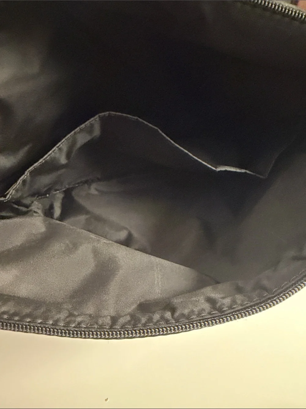 kate spade Black Nylon Travel Toiletry Case with Gold Logo